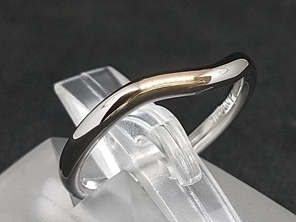 TIFFANY&Co. ティファニー Pt950 カーブハンドリング 指輪 プラチナ 2.9g #7 店舗受取可_画像2