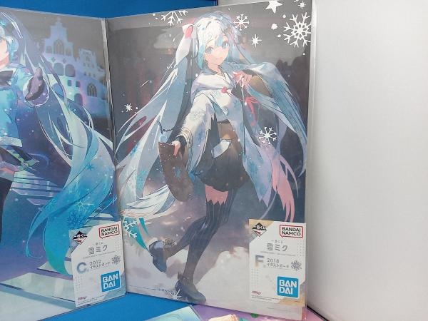 雪ミク　一番くじ　イラストボード　雪ミク　2018 雪ミク　2012 雪ミク　グッズ　まとめ売り_画像2