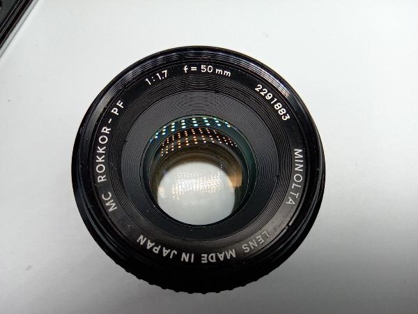 ジャンク MINOLTA SR T SUPER 一眼レフカメラ MC ROKKORーPF 1:1.7 50MM 単焦点レンズ_画像8