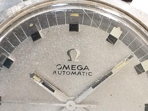 【1円】ジャンク 稼働 OMEGA Seamaster COSMIC オメガ シーマスター コスミック 165022SP-TOOL 105 自動巻き 腕時計 シルバー アンティーク_画像5