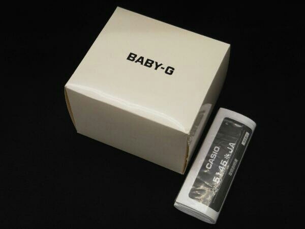 CASIO カシオ Baby-G ベイビージー MSG-3200C-7B 時計 腕時計 アナデジ 電波ソーラー ケース・ブレスキズ 黄ばみ_画像7