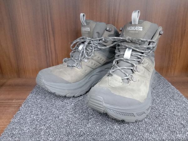 (訳ありセール 格安) ONE/ホカオネオネ/M ONE HOKA STINSON GTX/グレー MID 26.0cm