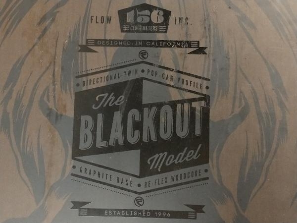 FLOW フロー The BLACKOUT model 156cm 2017-2018 スノーボード FLOW フロー The BLACKOUT model 156cm 2017-2018 スノーボード