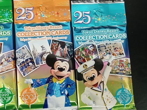 未開封】Tokyo Disney Resort COLLECTION CARDS 25th Anniversary 10袋 まとめ セット東京ディズニーリゾート 25th アニバーサリー トレカ_画像6