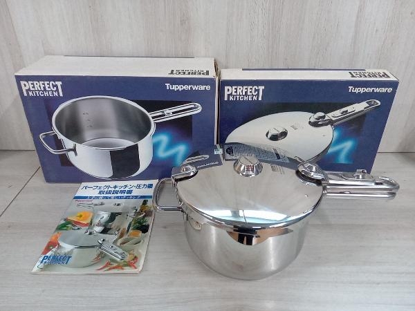 パーフェクトキッチン 圧力鍋 5L 内径22.3cm ステンレス鋼 パーフェクトキッチン 圧力鍋 5L 内径22.3cm ステンレス鋼