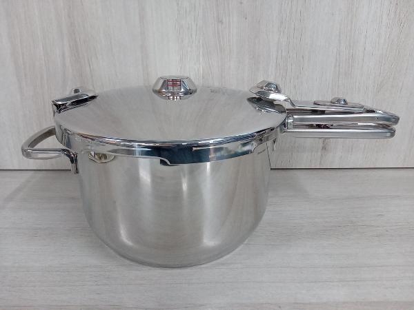 パーフェクトキッチン 圧力鍋 5L 内径22.3cm ステンレス鋼 パーフェクトキッチン 圧力鍋 5L 内径22.3cm ステンレス鋼