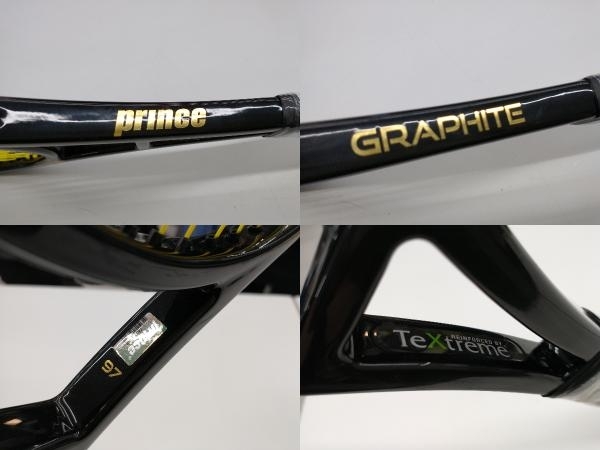 Prince GRAPHITE 97 hardball tennis racket / grip size 3/ 340g/ secondhand goods store receipt possible 