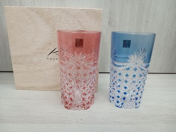カガミクリスタル KAGAMI 江戸切子 グラスの画像2