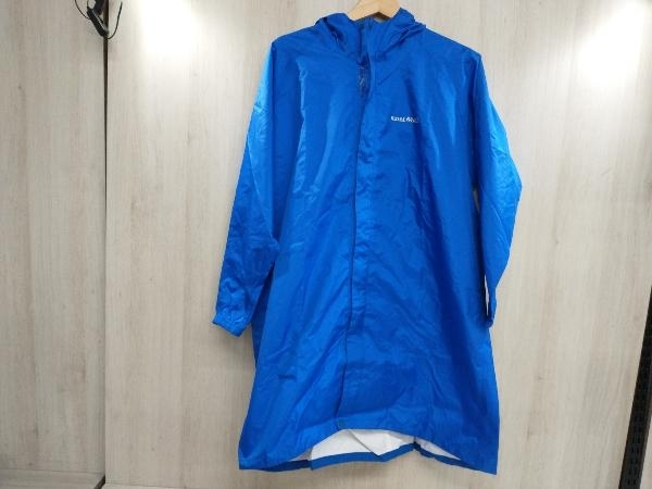 通年 mont-bell モンベル レインコート 雨具 パックラップ 袋付き付き 128624 水色 160cm_画像1