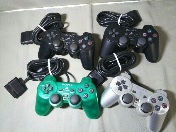 ジャンク PlayStation2 コントローラ×4台セット_画像1