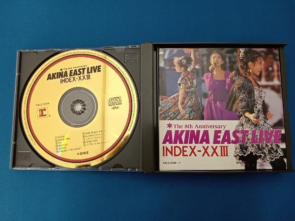 ジャンク 中森明菜 CD AKINA EAST LIVE =INDEX-ⅩⅩⅢ=(2GOLD CD)の画像4