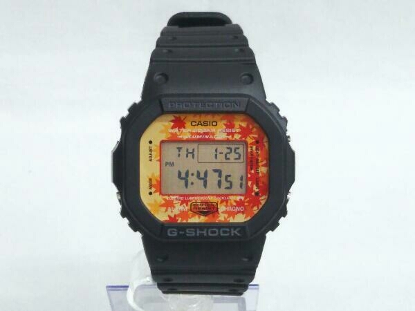 CASIO カシオ G-SHOCK DW-5600TAL-1JR 腕時計 クォーツ デジタル 黒 ブラック 紅葉 メンズ 箱説有