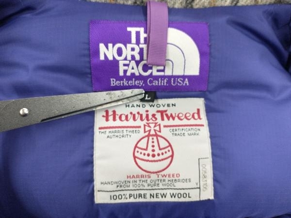 THE NORTH FACE Harris Tweed Down Vest|ND2757N жилет North Face размер L проверка магазин квитанция возможно 