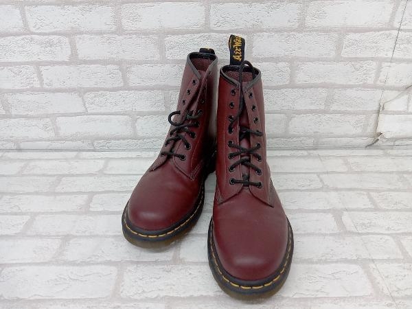 Dr.Martens ドクターマーチン 8ホールブーツ ロングブーツ レザー チェリーレッド メンズ UK8 約27cm_画像1