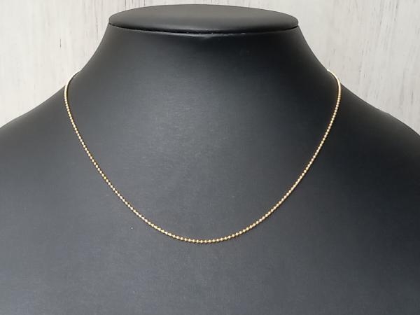 【楽天スーパーセール】 【K18】ボールチェーン 40cm/2.6g イエローゴールド ネックレス イエローゴールド
