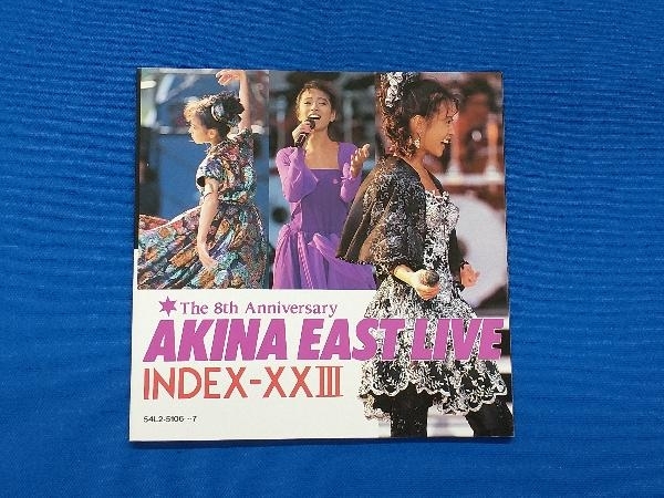 帯あり 中森明菜 CD AKINA EAST LIVE =INDEX-ⅩⅩⅢ=(2GOLD CD)_画像3