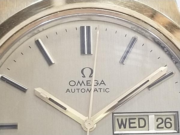 【1円】ジャンク 稼働 OMEGA Geneve オメガ ジュネーヴ デイデイト ゴールド SS メンズ 自動巻き 腕時計 アンティーク リューズ不良_画像5