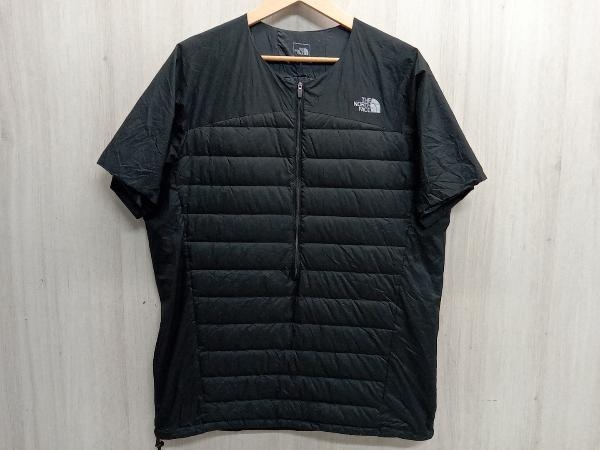 THE NORTH FACE ザノースフェイス ショートスリーブ レッドランジップアップ 半袖 ダウン ND91561 サイズXL ブラック 黒 メンズ 春秋_画像1