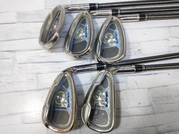 激安通販 TaylorMade テーラーメイド アイアンセット 5本 #7.8.9.P.S FLEX-L SUPERFAST AX RE PLUS BURNER アイアン