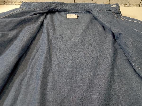CAL O LINE キャルオーライン PRINTER SHIRT ペインターシャツ CL201-018 長袖シャツ ワークシャツ ブルー M 店舗受取可_画像3