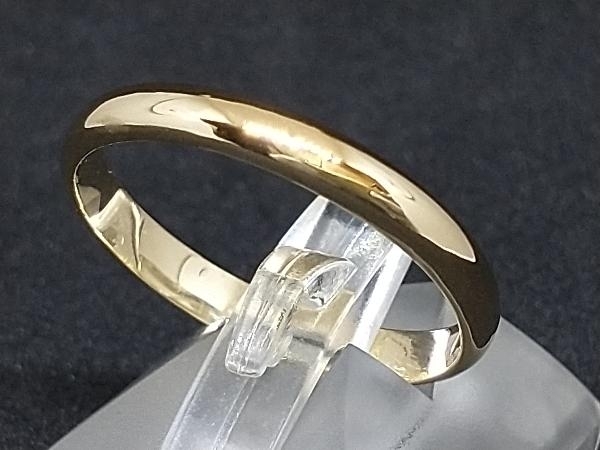 スーパーセール 目玉商品 K18 18金 店舗受取可 #23 3.6g イエローゴールド 指輪 リング 甲丸 YG イエローゴールド