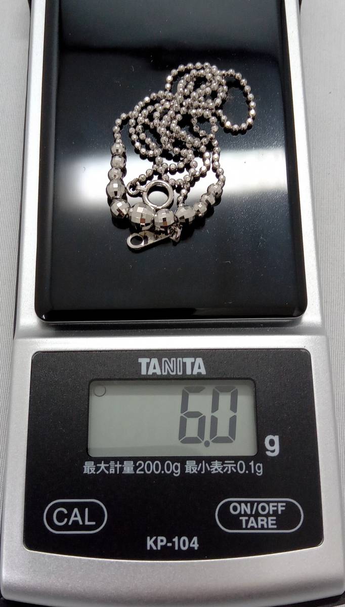 Pt850 ネックレス 約41cm 6.0g_画像7