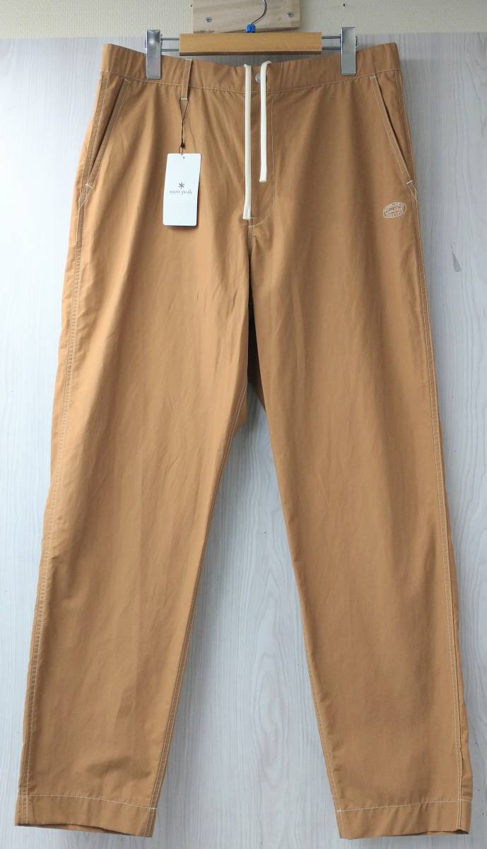 SNOW PEAK Light Mountain Cloth Pants スノー ピーク ロングパンツ Lサイズ ブラウン