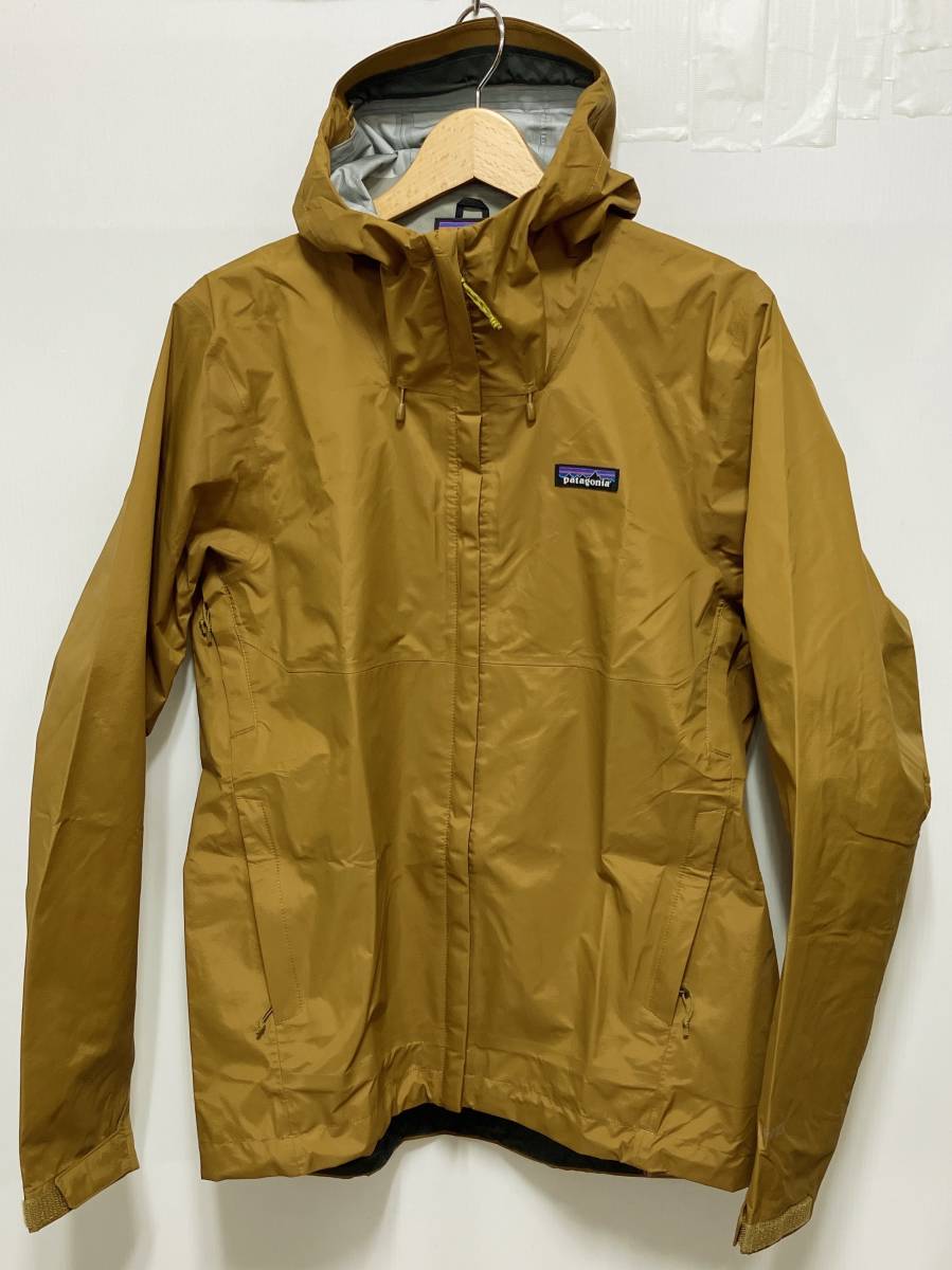 Patagonia パタゴニア ナイロンアウター フーデッドアウター 85240／TORRENTSHELL 3L JACKET マウンテンパーカー 黄土色 メンズ S