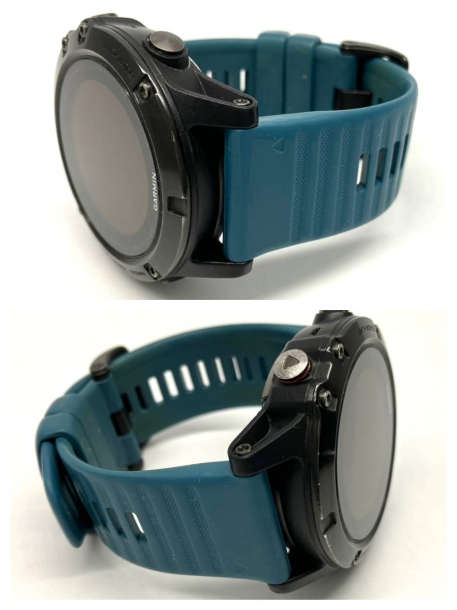 GARMIN ガーミン Fenix 5X 充電式 腕時計 スマートウォッチ GPS ブルー フェニックス_画像4