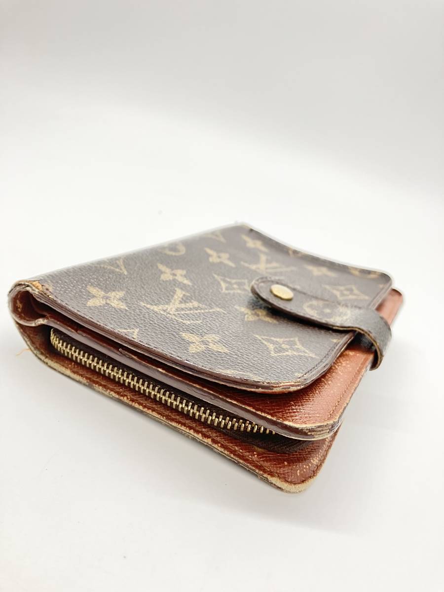 LOUIS VUITTON ルイヴィトン モノグラム コンパクトジップ ポルトパピエジップ M61207_画像3