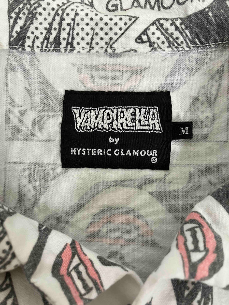 Hysteric Glamour ヒステリックグラマー VAMPIRELLA/CAUGHT DEMON ヴァンピレラ オープンカラー 半袖シャツ 02232AH01 サイズM_画像3