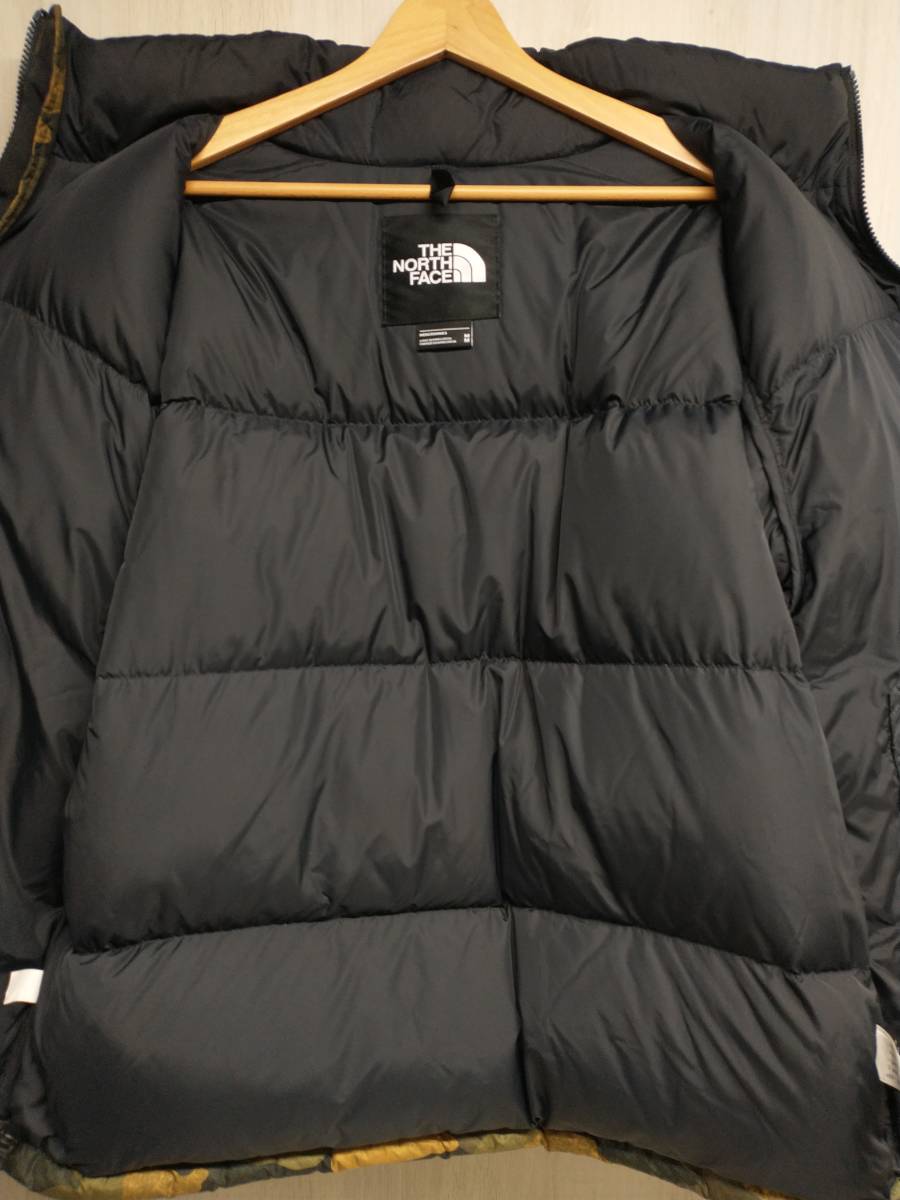 THE NORTH FACE RETRO NUPTSE 700 FILL POWER DOWN ヌプシ ダウンジャケット ノースフェイス カモフラ ナイロン ブルゾン メンズ M_画像5