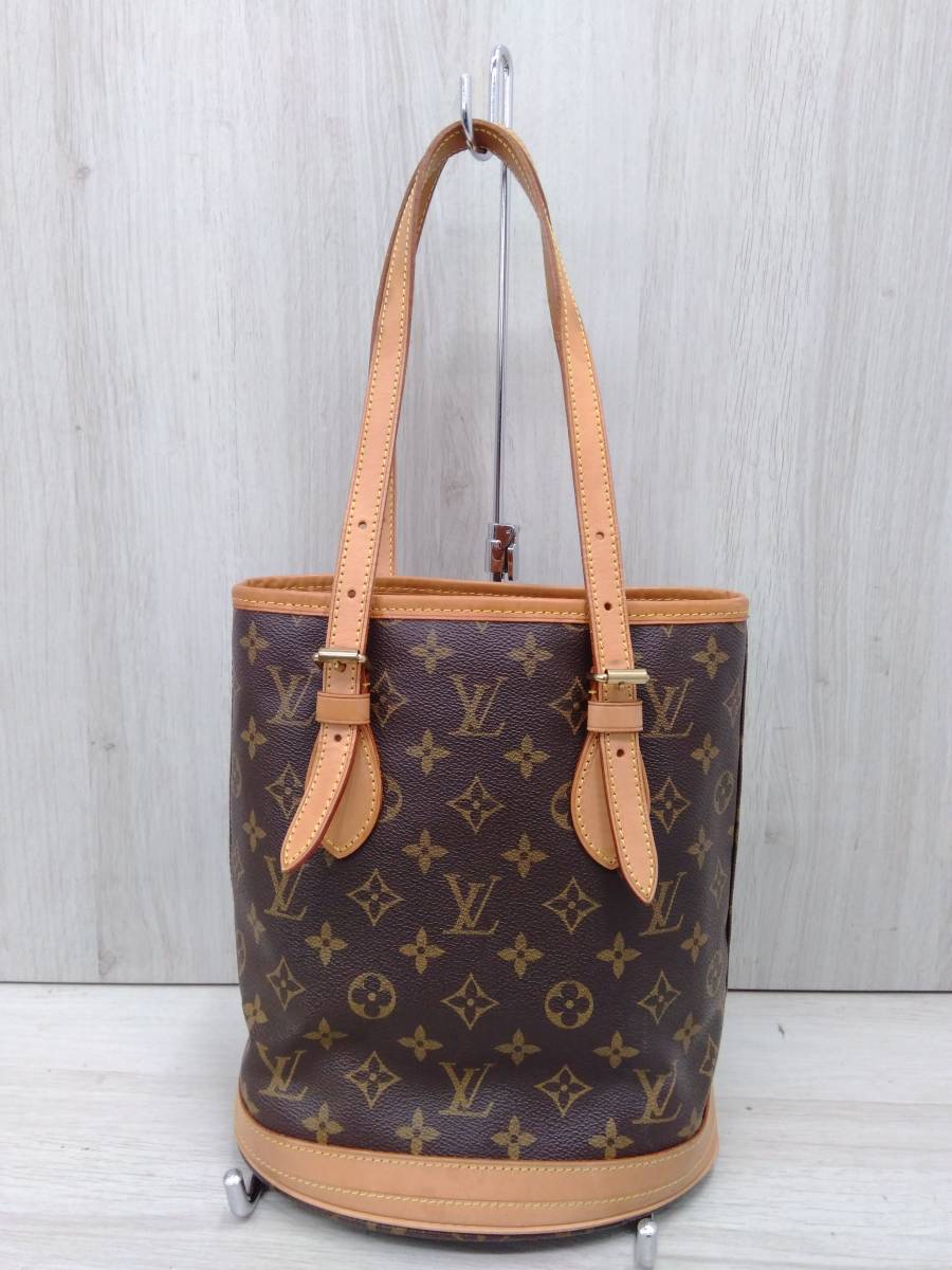 ルイヴィトン　LOUIS VUITTON／モノグラム ／バケットPM　トートバッグ　M42238　　プチバケット_画像2