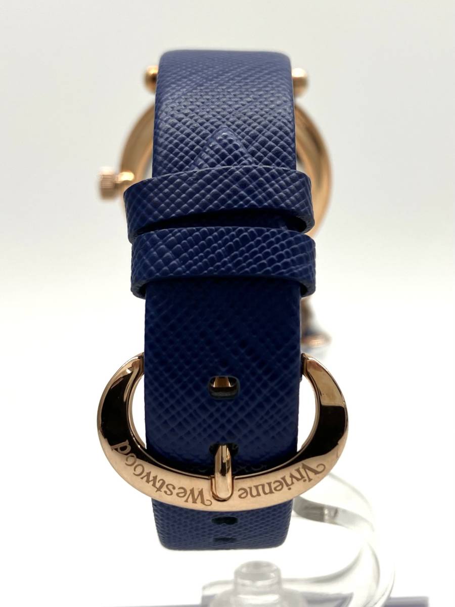 未使用品 Vivienne Westwood VV006RSBL クォーツ 腕時計 ヴィヴィアンウエストウッド レディース シルバー文字盤 チャーム付き 箱付き_画像3