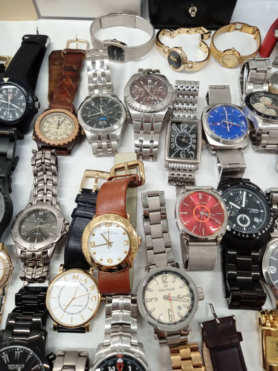 【ジャンク】 ブランド 腕時計 まとめて71点 NIXON TIMEX MARC JACOBS DIESEL LUMINOX Paul Smith クォーツ パーツ取り 大量 まとめ売り_画像6