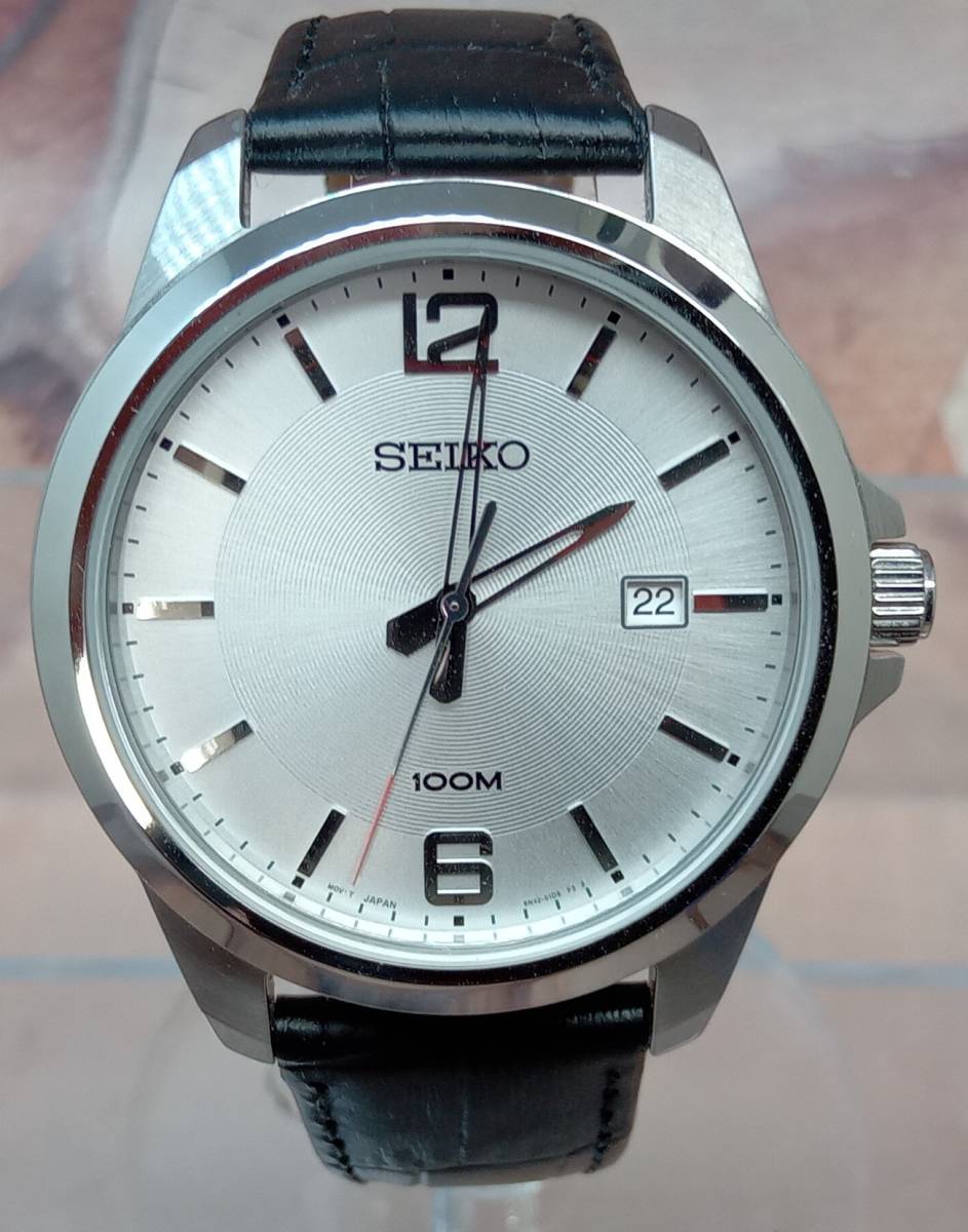 【楽ギフ_のし宛書】 SEIKO セイコー/アナログ腕時計/6N42-00J0 /革ベルト/文字盤白 その他