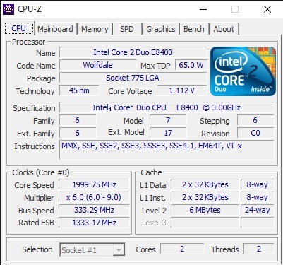 ASUS P5Q-E Core2Duo E8400 DDR2 4GB　中古動作品セット_画像8