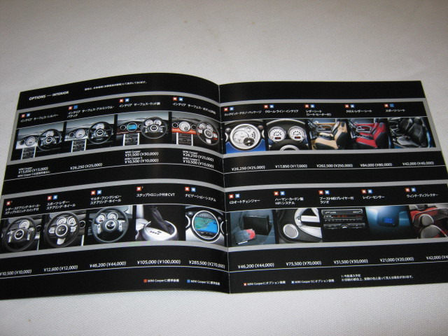 MINI convertible catalog 2004 year option catalog attaching 