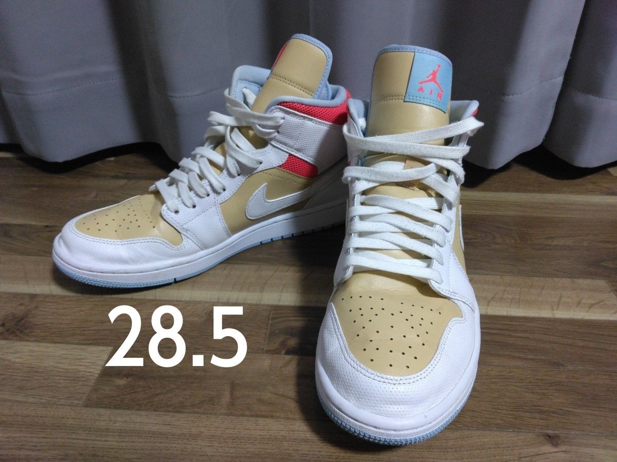 NIKE AIR JORDAN 1 MID セサミ　28.5　ジョーダン１