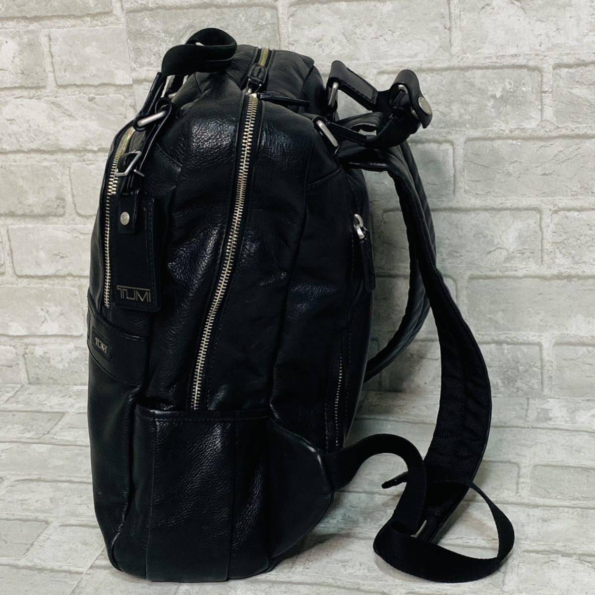 TUMI リュック バッグ ナパレザー ビジネストートバッグ 68180D LAREDO Dillon Backpack ラレード ディロン バックパック メンズ c4752