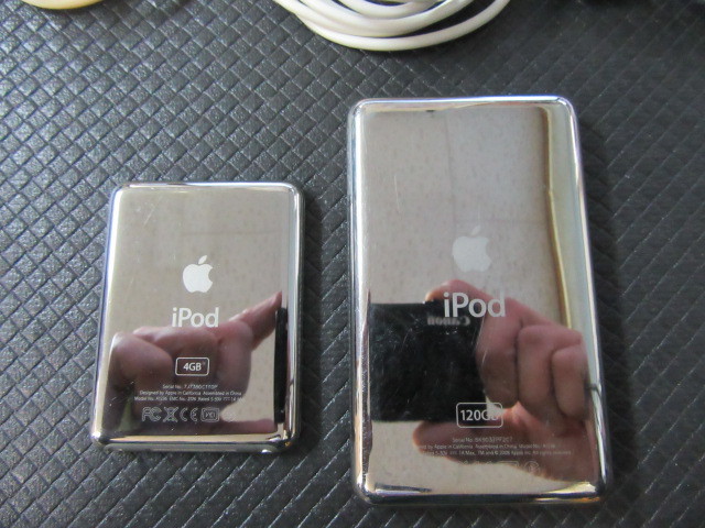 Apple アップル iPod Classic アイポッド クラシック A1238 120GB A1236 4GB まとめて 現状_画像3