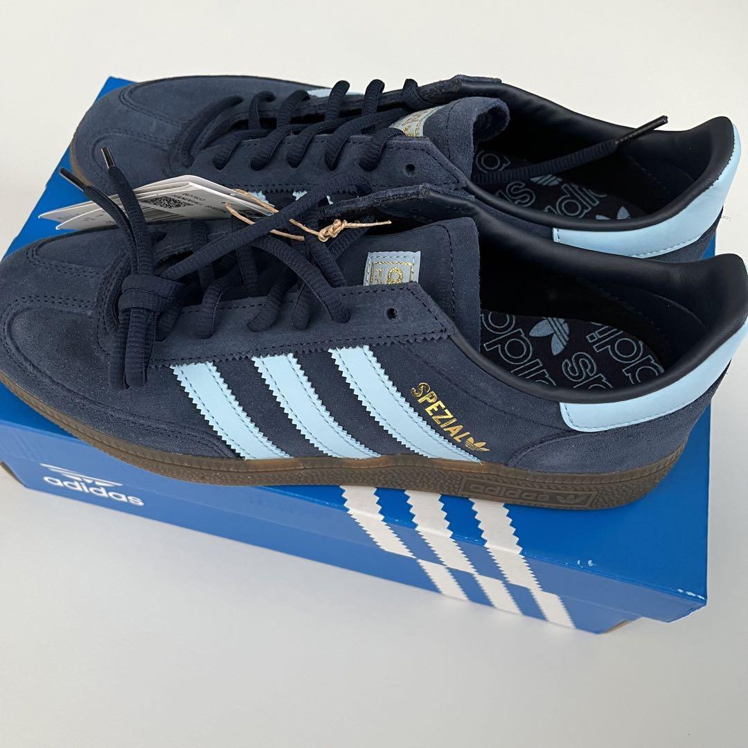 【新品未使用】adidas HANDBALL SPEZIAL 27㎝ スニーカー ハンドボール スペツィアル BD7633 ネイビー メンズ　 アディダス オリジナルス