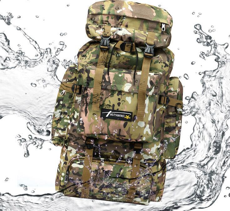 人気品　お色選択可 新入荷 70L 屋外バックパックモール軍事戦術リュックサックスポーツバッグ防水キャンプハイキング旅行_画像10