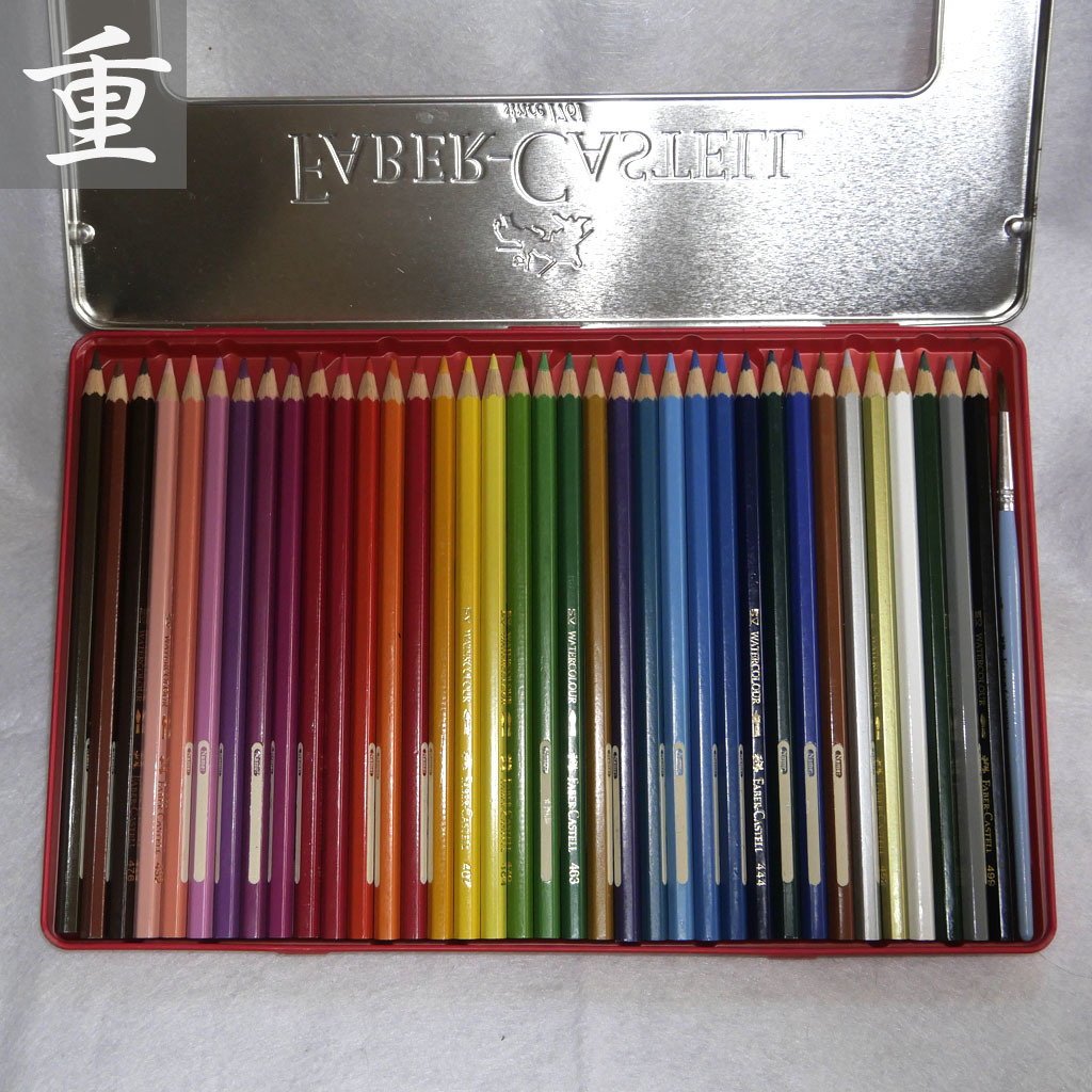 *FABER-CASTELL WATERCOLOUR 36 цвет Faber-Castell акварель цветные карандаши * почти не использовался * прекрасный товар * Tokyo departure *0110