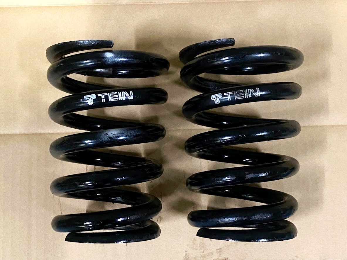 TEIN Tein taper springs 16K length 175mm ID70-90mm 2 ps records out of production goods shock absorber . suspension spring spring rate 16 kilo 16kgf/mm