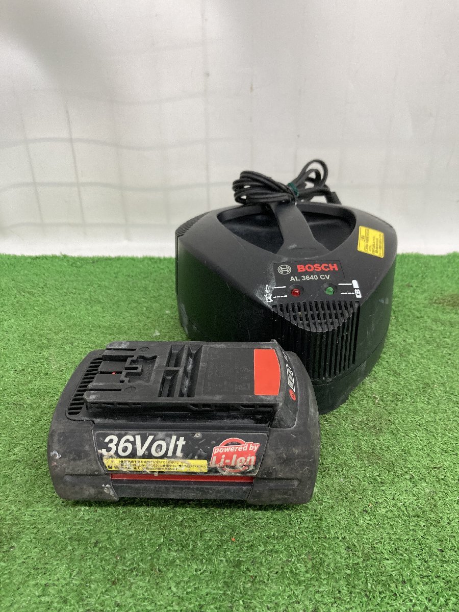 【中古品】BOSCH 36V2.0Ah バッテリー 充電器 セット / ITQF3GE4AK14_画像1