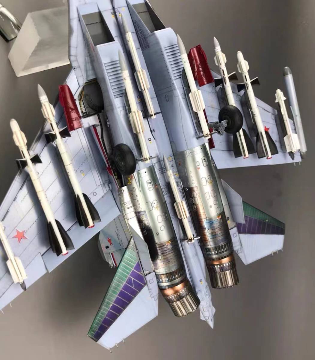 1/48 Россия ВВС Su-35 сборка покрашен конечный продукт 