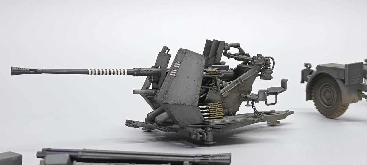 1/35 ドイツ Flak 36/37ミリ砲 組立塗装済完成品