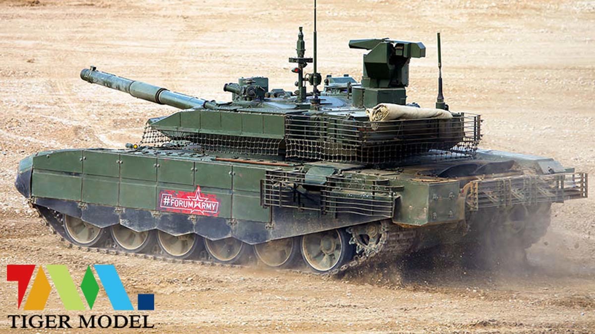 希少品 1/35 TIGERMODEL ロシア連邦軍 主力戦車 T-90M 未組立品 _画像8