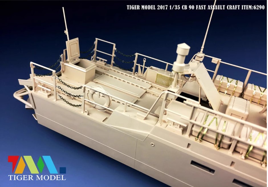 TIGER MODEL 1/35 スウェーテン CB-90 高速攻撃艇 プラモデル 未組立品_画像4